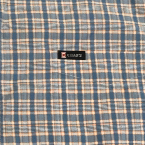 Mens short sleeve 2XL CHAPS button down - Picture 2 of 5